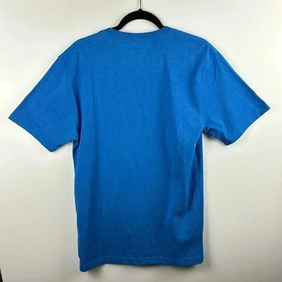 CARHARTT BLUE SZ SM LOOSE FIT HEAVYWEIGHT NWT SHORT SLEEVE TEE FRONT POCKET - Picture 5 of 5